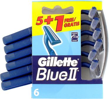 Wegwerpscheermes Blauw II 6 stks