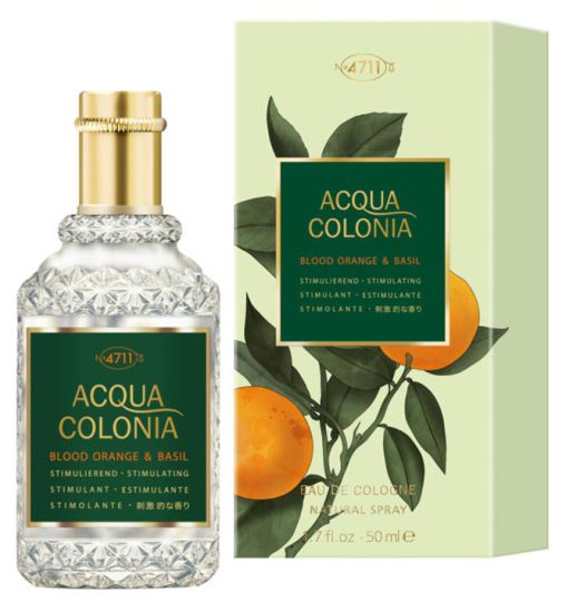 Acqua Colonia bloedsinaasappel en basilicum Eau de Cologne 50 ml