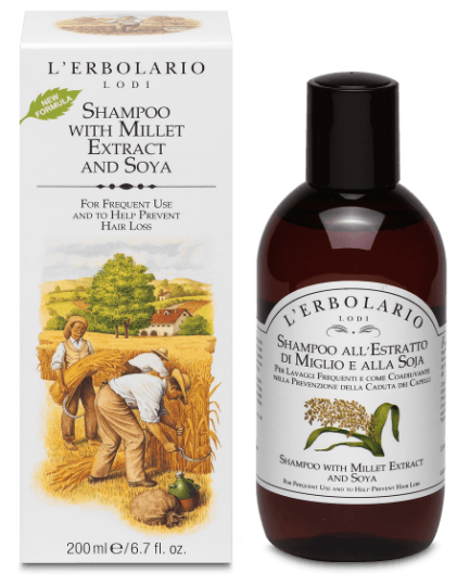 Shampoo met gierst en soja-extract