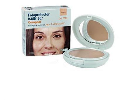 Bronze Spf 50+ Compact poeder fotoprotector