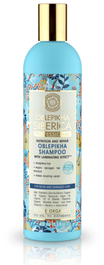 Oblepikha Shampoo voor zwak en beschadigd haar 400 ml