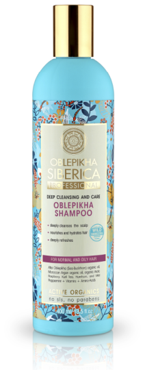 Oblepikha Shampoo voor Normaal en Vet Haar 400 ml