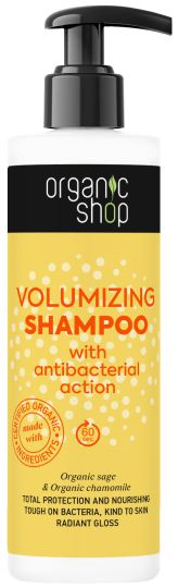 Marxistisch geestelijke Schipbreuk Organic Shop Volumegevende shampoo met desinfecterende werking 280 ml