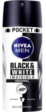 Black &amp; White Invisible Deodorant Spray Men 100 ml