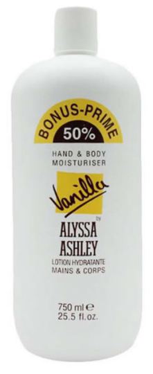 Vanille hand- en lichaamscrème 750 ml