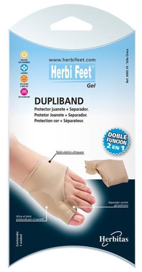 Dupliband-beschermer Bunion plus separator