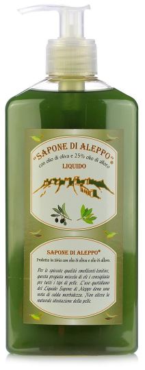 Aleppo zeepvloeistof 25% laurier 400 ml