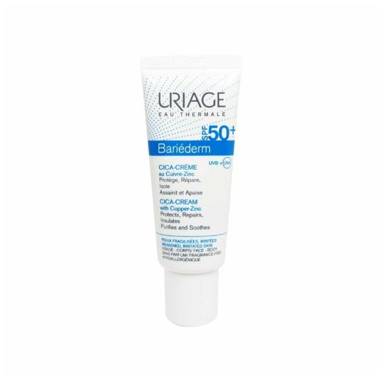 Bariéderm Cica Cream met Cu Zn spf 50 40 ml