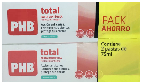 Dubbele totale pasta 75 ml + 75 ml