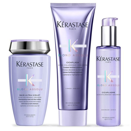 Pack Blond Absolu Ultraviolet Bad + Cicaflash + Cicaplasme