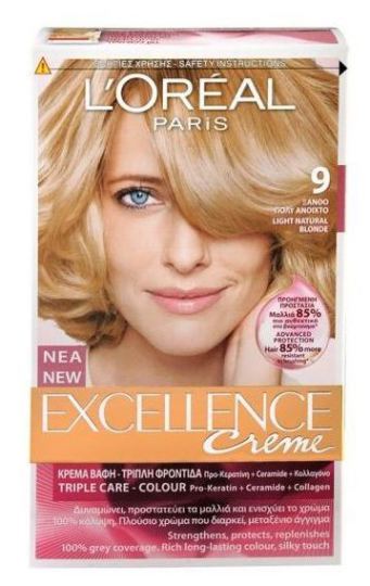 Excellence Creme Haarkleuring # 9,1 Lichtblond Licht Ash