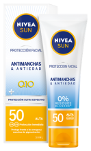 Sun UV Face Protection Stain &amp; Anti-Age Q10 FP50 + 50 ml