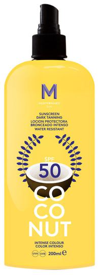 Coconut Sunscreen Dark Tanning Spf50 200 ml