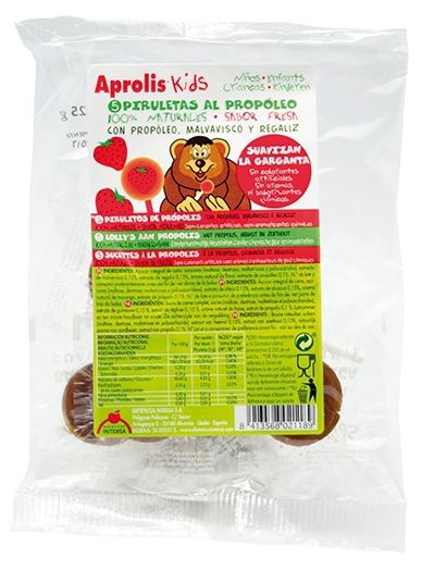 Aprolis Balsamic Lollipops-kindertas 5 eenheden