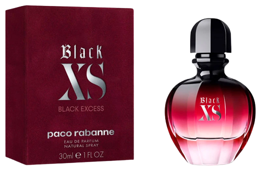 Eau de Perfume Black Xs voor dames spray 30 ml