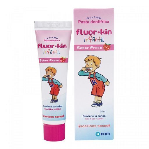 Kin Fluor Infant Strawberry Pasta 50Ml