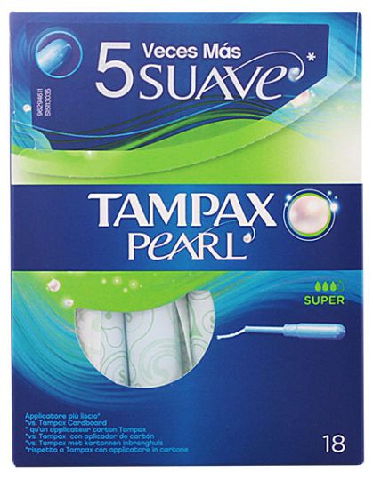 Tampax parel super applicator tampons