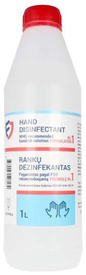 Handrub oplossing 80% alcohol 1000 ml