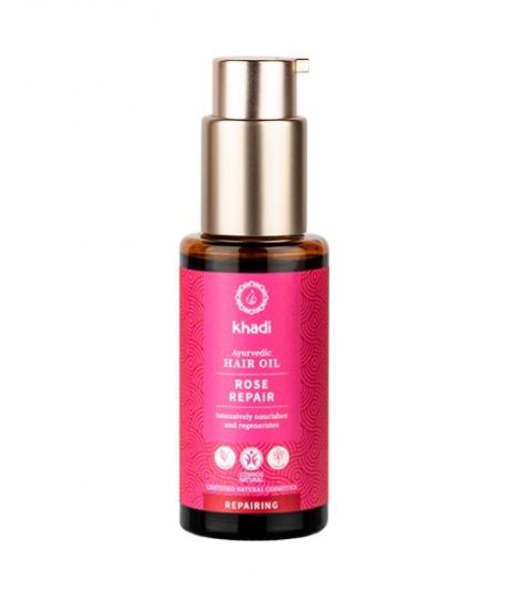 Roze haarolie herstelt beschadigd haar 50 ml