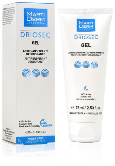 Driosec Gel Deodorant voor handen en voeten 75 ml