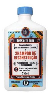 Be M dita ghee Shampoo Reconstrução papaya keratine 250 ml