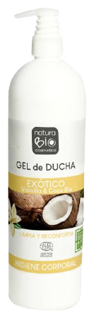 Biologische Exotische Vanille &amp; Kokos Douchegel 740 ml