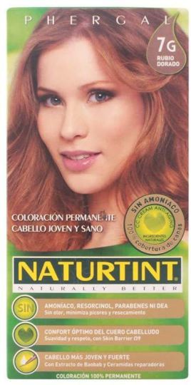 Permanente haarverf 7G Golden Blonde