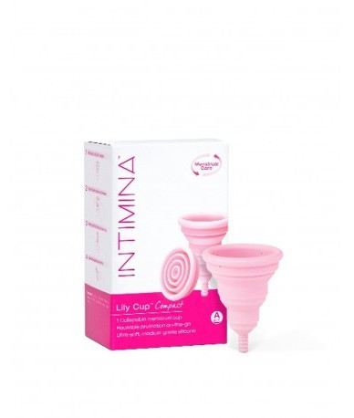 Opvouwbare compacte menstruatiecup