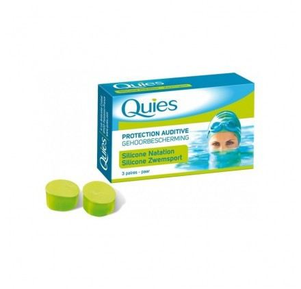 Quies Silicone Plugs Swimming 6 Units