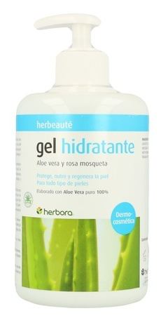 Hydraterende Aloë Vera en Rozenbottel Bio Gel 500 ml