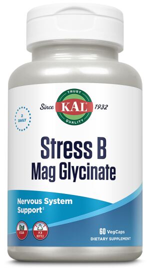 Stres B Mag Glycinate 60 Veganistische capsules