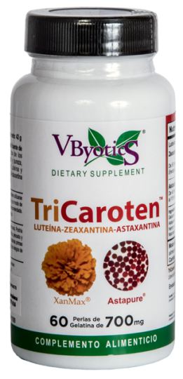 Tricaroten 700 mg 60 capsules