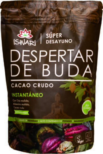 Ontwaken van Cacao Crude Buddha Bio 360g