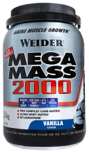 Mega Mass 2000 Vanille smaak 1 5 kg