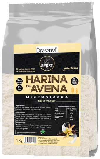 Havermout Vanilla Sport levend 1 kg