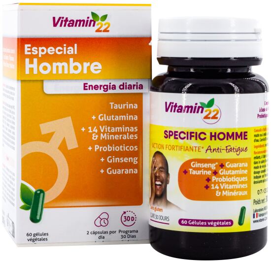 Vitamin 22 Hombre 60 Cápsulas