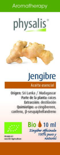 Zingiber officinale Physalis Gember bio 100 ml