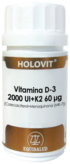 Holovit Vitamine D3 2.000 Ui + K2 60 Ág 50 Cap