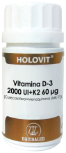 Holovit Vitamine D3 2.000 Ui + K2 60 Ág 50 Cap