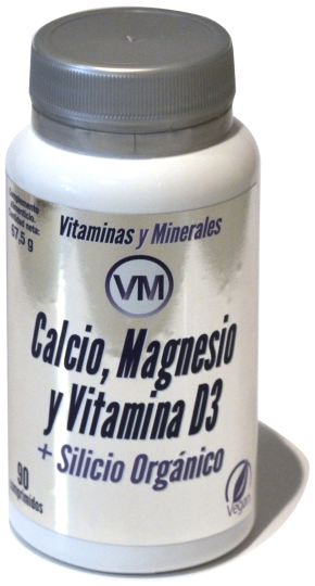 VM Calcium, Magnesium en Vit. D3 + Organisch silicium 90 comp