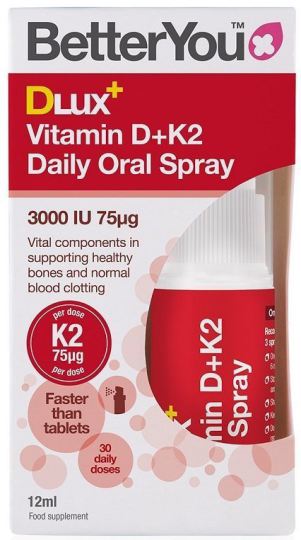 DLux + Vitamine D + K2 dagelijkse orale spray 12 ml