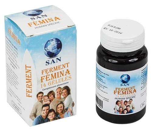 Fermenten Femina / doos van 14 capsules