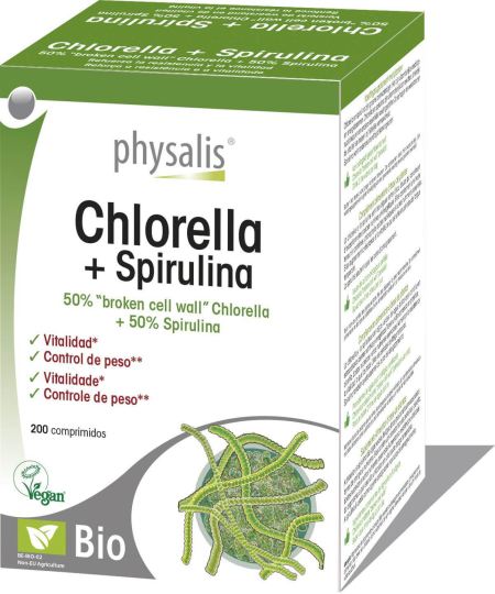 Chlorella Spirulina 200 tabletten