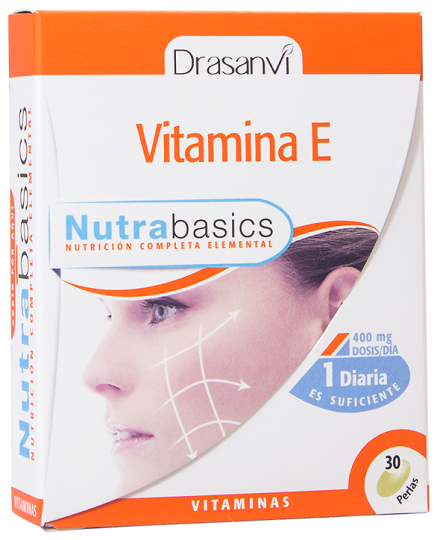 Nutrabasics - Vitamine E 30 parels