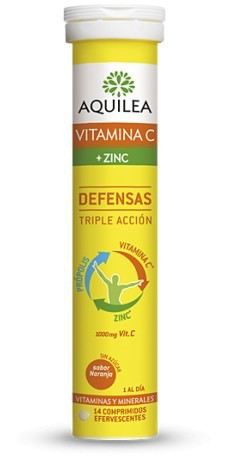 Vitamina C + zink 14 tabletten