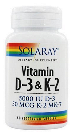 Vitamine D3 &amp; K2 Mk7 60 Plantaardige capsules