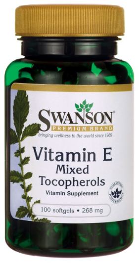 Vitamine E gemengde tocoferolen 268 mg 100 capsules