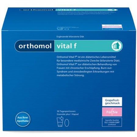 Orthomol Vital F 30 enveloppen