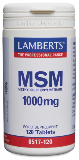 MSM 120 tabletten 1000 mg