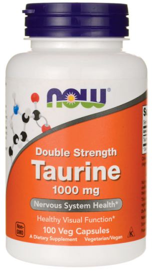 Taurine 1000 mg dubbele sterkte 100 vegetarische capsules